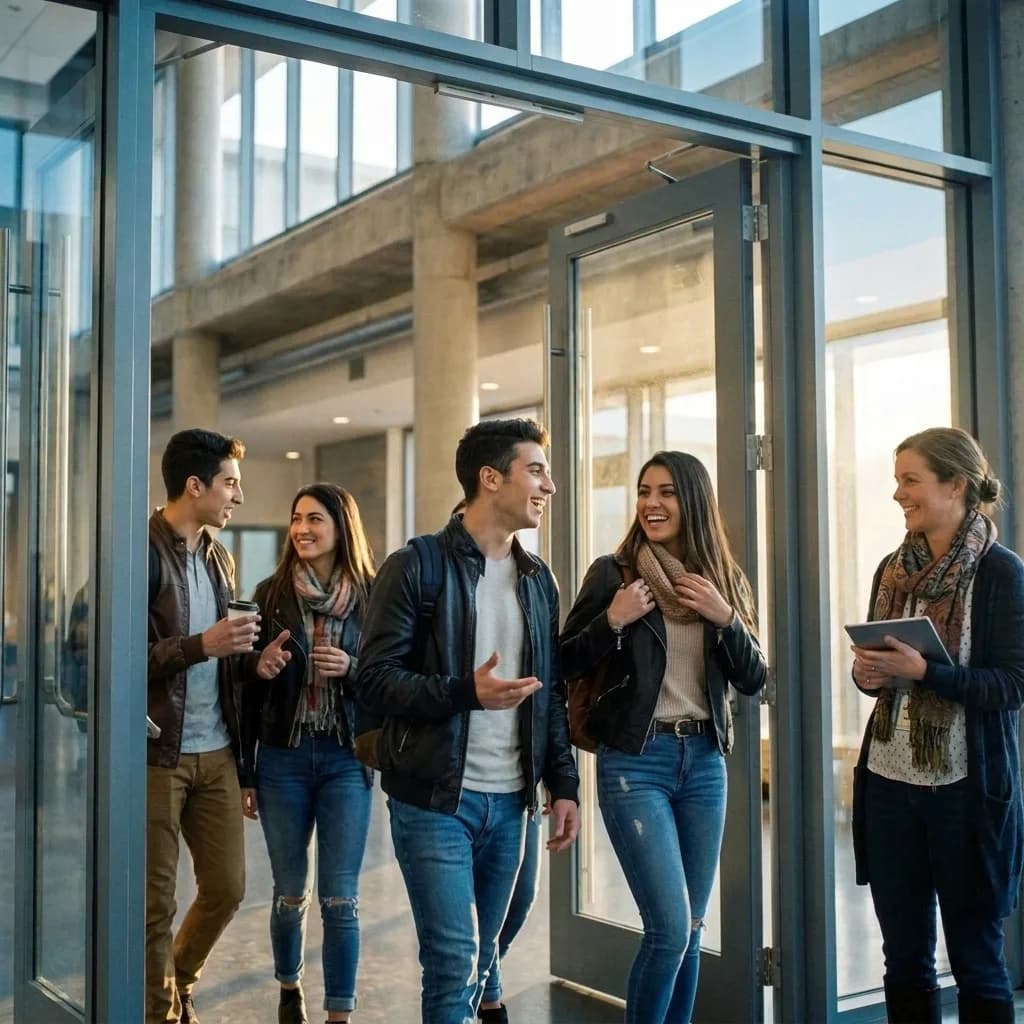 Studenti al lavoro in laboratorio